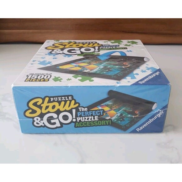 Puzzle Stow and Go Storage System Roll Up Mat 46”X26” Ravensburger - Picture 5 of 5